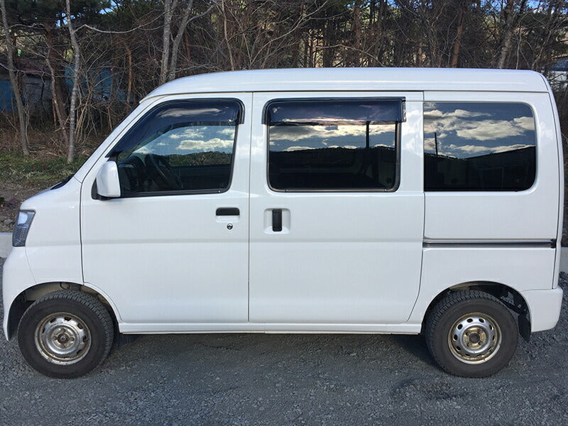 JDM DAIHATSU HIJET CARGO ATRAI S320V S330V Japanese Kei Van / Mini Van Wind deflectors Window Visor - RHD parts [s320-big-ds-4p]