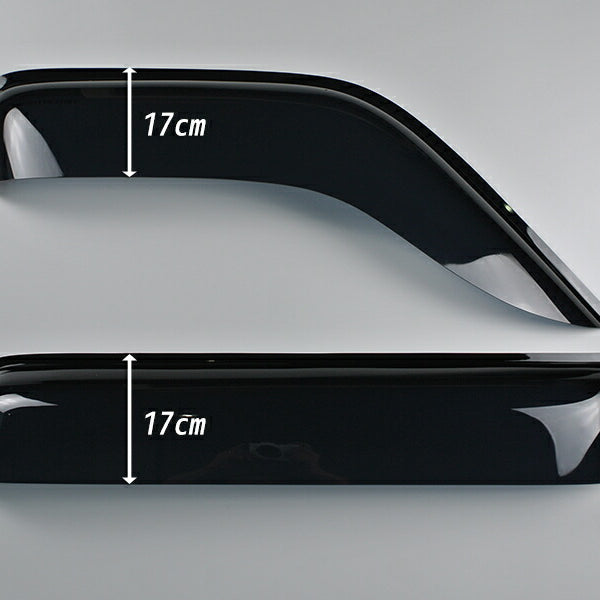 JDM DAIHATSU HIJET CARGO ATRAI S320V S330V Japanese Kei Van / Mini Van Wind deflectors Window Visor (*rear pair) - RHD parts [s320-re-ds]