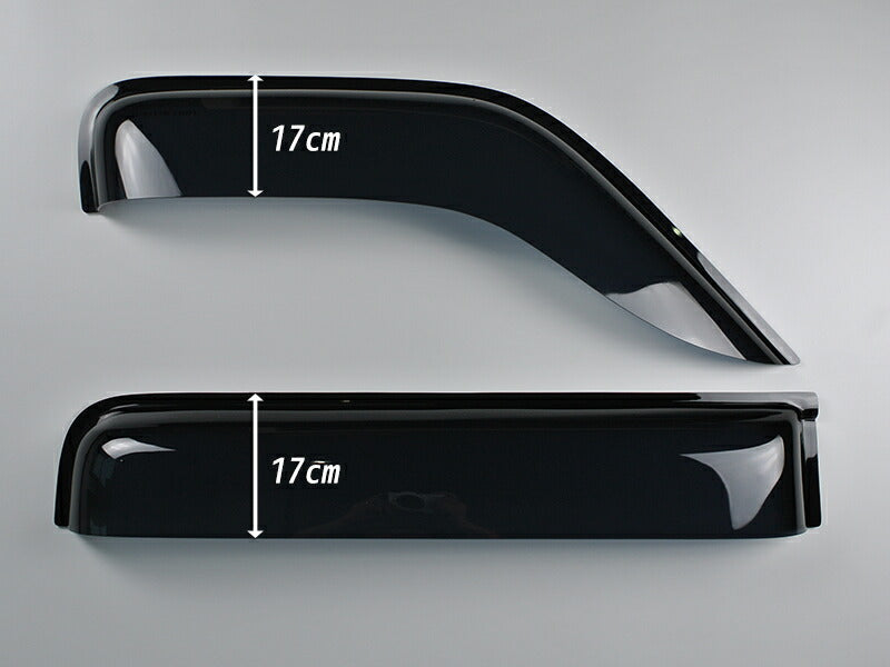 JDM DAIHATSU HIJET CARGO ATRAI S320V S330V Japanese Kei Van / Mini Van  Wind deflectors Window Visor (*rear pair) - RHD parts [s320-re-ds]