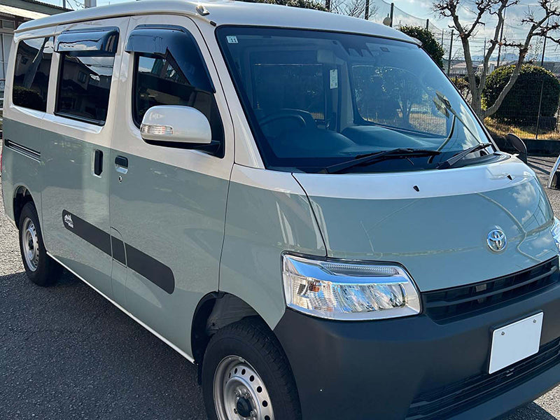 JDM Toyota TownAce van LiteAce van Daihatsu GranMax Wind deflectors Window Visor - RHD parts [s402-big-ds-4p]