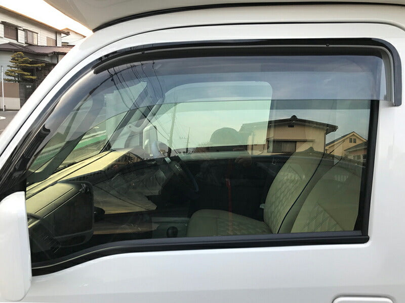 ハイゼットトラック S500P ドアバイザー ワイドバイザー ダーク パーツ [s500p-big-ls]