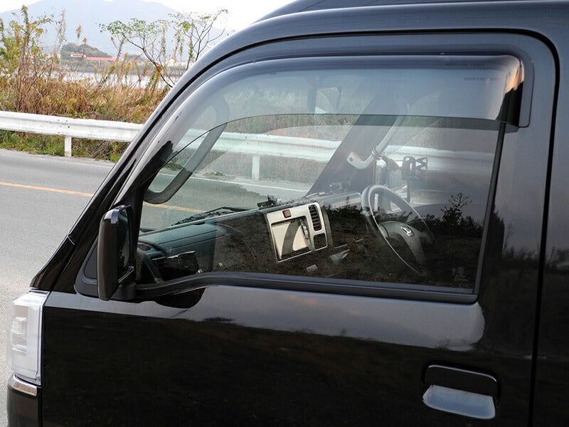 ハイゼットトラック S500P ドアバイザー ワイドバイザー ダーク パーツ [s500p-big-ls]