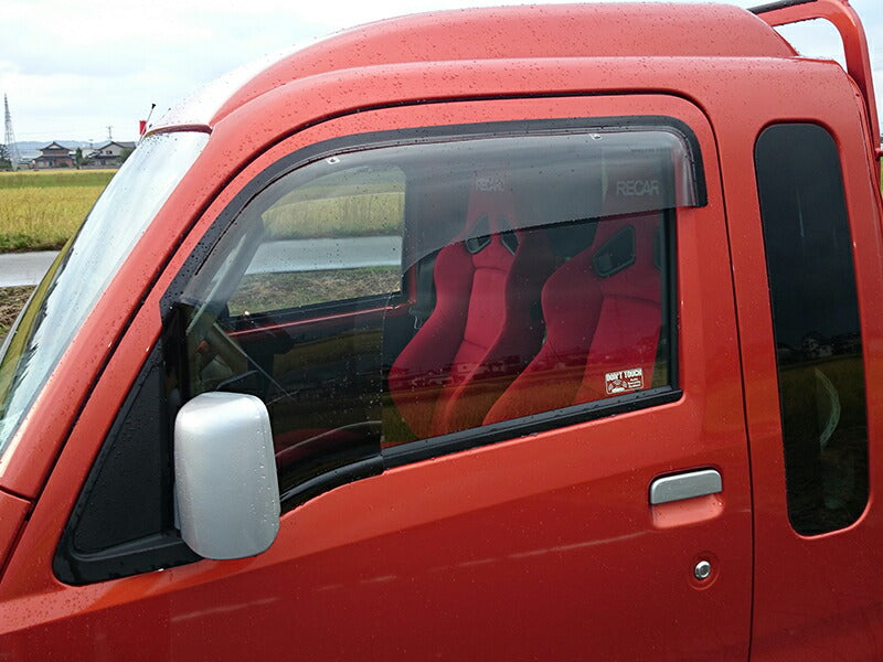 ハイゼットトラック S500P ドアバイザー ワイドバイザー ライト パーツ [s500p-spw-ls]