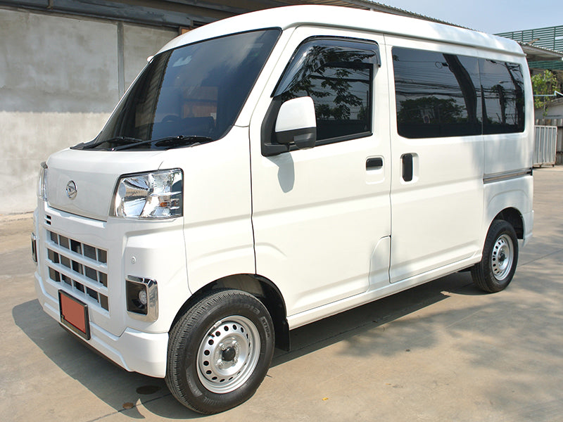 JDM DAIHATSU HIJET CARGO S700V 710V S700W S710W (Atrai/ DECK VAN / PIXIS VAN) Dark Smoke Wind deflectors Window Visor - RHD parts [s700v-big-ds]