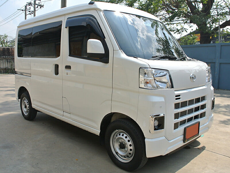 JDM DAIHATSU HIJET CARGO S700V 710V S700W S710W (Atrai/ DECK VAN / PIXIS VAN) Dark Smoke Wind deflectors Window Visor - RHD parts [s700v-big-ds]