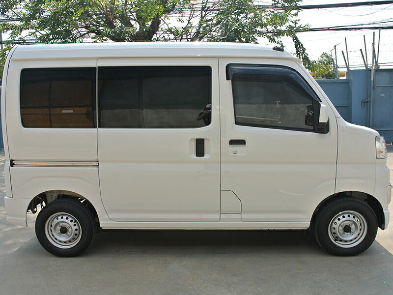 JDM DAIHATSU HIJET CARGO S700V 710V S700W S710W (Atrai/ DECK VAN / PIXIS VAN) Dark Smoke Wind deflectors Window Visor - RHD parts [s700v-big-ds]