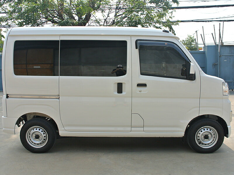 JDM DAIHATSU HIJET CARGO S700V 710V S700W S710W (Atrai/ DECK VAN / PIXIS VAN) Light Smoek Wind deflectors Window Visor - RHD parts [s700v-big-ls]