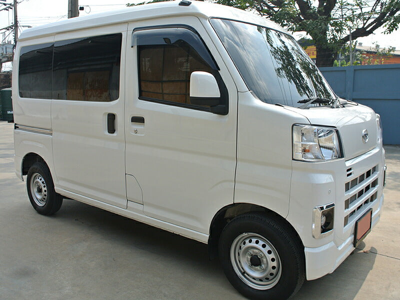 JDM DAIHATSU HIJET CARGO S700V 710V S700W S710W (Atrai/ DECK VAN / PIXIS VAN) Light Smoek Wind deflectors Window Visor - RHD parts [s700v-big-ls]