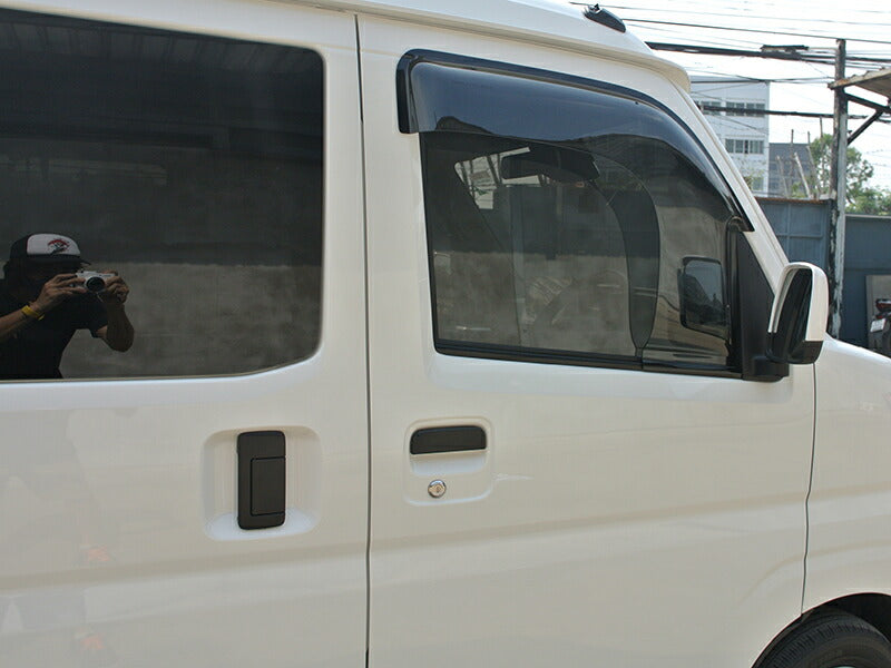 JDM DAIHATSU HIJET CARGO S700V 710V S700W S710W (Atrai/ DECK VAN / PIXIS VAN) Light Smoke Wind deflectors Window Visor - RHD parts [s700v-spw-ls]