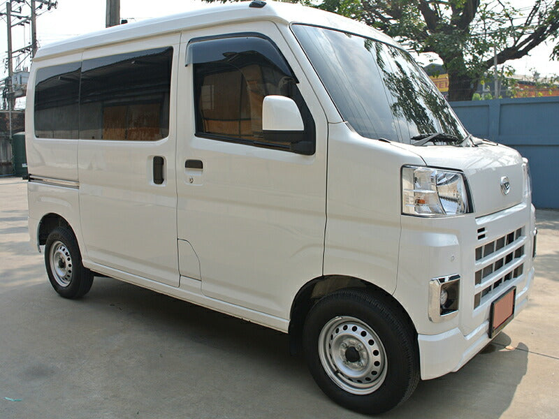 JDM DAIHATSU HIJET CARGO S700V 710V S700W S710W (Atrai/ DECK VAN / PIXIS VAN) Light Smoke Wind deflectors Window Visor - RHD parts [s700v-spw-ls]