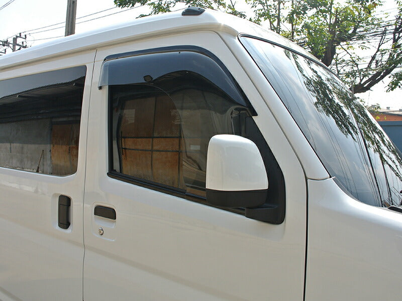 JDM DAIHATSU HIJET CARGO S700V 710V S700W S710W (Atrai/ DECK VAN / PIXIS VAN) Light Smoke Wind deflectors Window Visor - RHD parts [s700v-spw-ls]