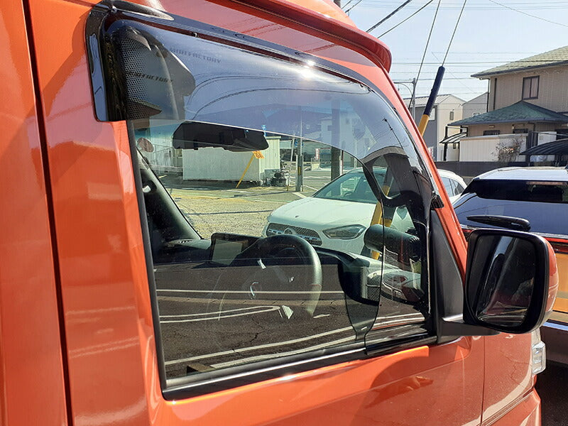 JDM DAIHATSU HIJET CARGO S700V 710V S700W S710W (Atrai/ DECK VAN / PIXIS VAN) Light Smoke Wind deflectors Window Visor - RHD parts [s700v-spw-ls]