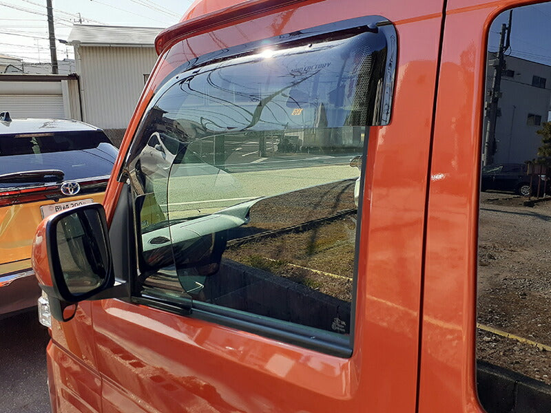 JDM DAIHATSU HIJET CARGO S700V 710V S700W S710W (Atrai/ DECK VAN / PIXIS VAN) Light Smoke Wind deflectors Window Visor - RHD parts [s700v-spw-ls]