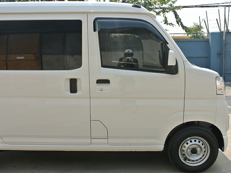 JDM DAIHATSU HIJET CARGO S700V 710V S700W S710W (Atrai/ DECK VAN / PIXIS VAN) Light Smoke Wind deflectors Window Visor - RHD parts [s700v-spw-ls]