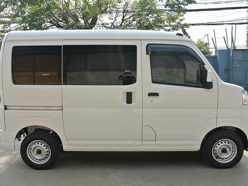 JDM DAIHATSU HIJET CARGO S700V 710V S700W S710W (Atrai/ DECK VAN / PIXIS VAN) Light Smoke Wind deflectors Window Visor - RHD parts [s700v-spw-ls]