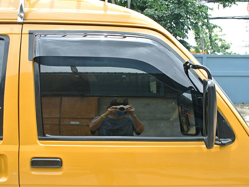 JDM DAIHATSU HIJET TRUCK S80 S81 S82 S83 Japanese Kei Truck / Mini Truck Wind deflectors Window Visor - RHD parts [s80-big-ds]