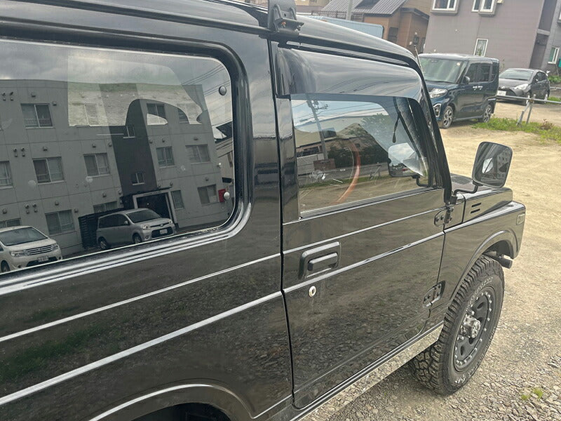 JDM SUZUKI JIMNY SAMURAI CARRIBIAN SJ413 Wind deflectors Window Visor - RHD parts [SJ-BIG-DS]