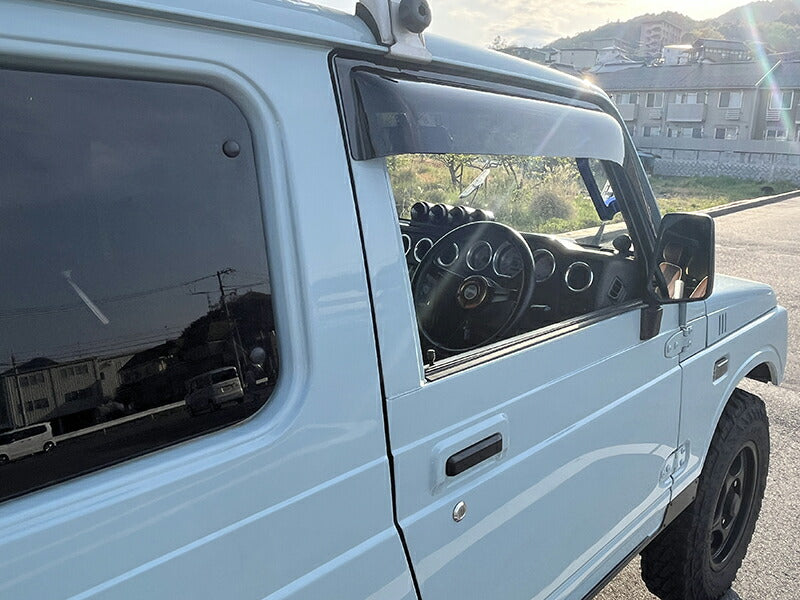 JDM SUZUKI JIMNY SAMURAI CARRIBIAN SJ413 Wind deflectors Window Visor - RHD parts [SJ-BIG-DS]