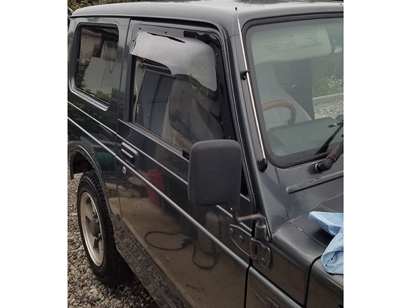 JDM SUZUKI JIMNY SAMURAI CARRIBIAN SJ413 Wind deflectors Window Visor - RHD parts [sj-spw-ls]