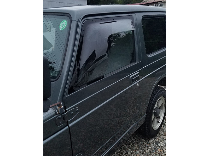 JDM SUZUKI JIMNY SAMURAI CARRIBIAN SJ413 Wind deflectors Window Visor - RHD parts [sj-spw-ls]
