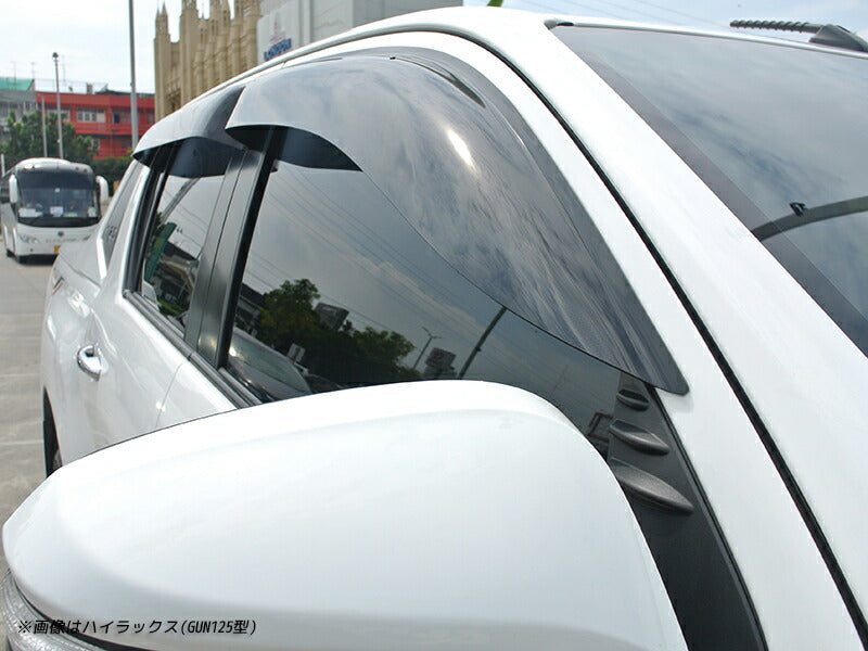 JDM HILUX 6th Gen (N140 N150 N160 N170) For Double CAB Wind deflectors Window Visor - RHD parts [tgr4d-big-ds]