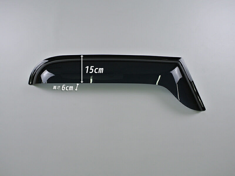 JDM JEEP Wrangler YJ(1987-1996) TJ(1996-2006) Dark Smoke Wind deflectors Window Visor - RHD parts [tj-big-ds]