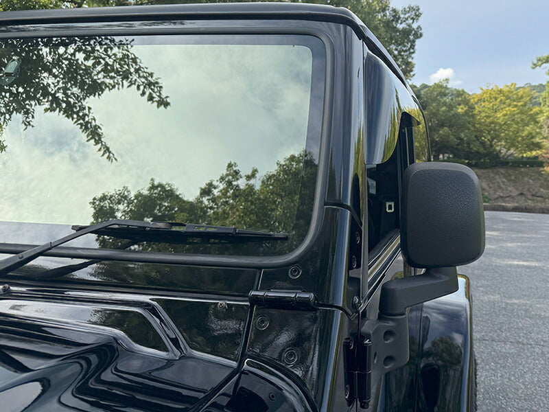JDM JEEP Wrangler YJ(1987-1996) TJ(1996-2006) Light Smoke Wind deflectors Window Visor - RHD parts [tj-big-ls]