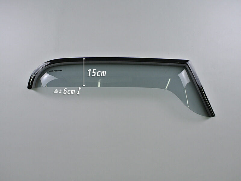 JDM JEEP Wrangler YJ(1987-1996) TJ(1996-2006) Light Smoke Wind deflectors Window Visor - RHD parts [tj-big-ls]
