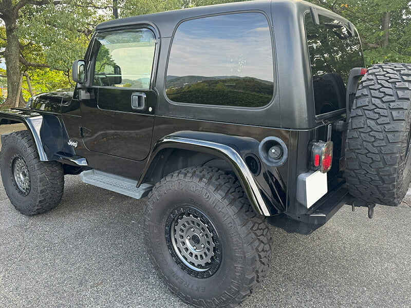 JDM JEEP Wrangler YJ(1987-1996) TJ(1996-2006) Light Smoke Wind deflectors Window Visor - RHD parts [tj-big-ls]