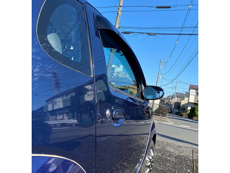 スズキ ツイン EC22S ワイドバイザー ドアバイザー カスタム 純正 より幅広 パーツ [twin-big-ds]