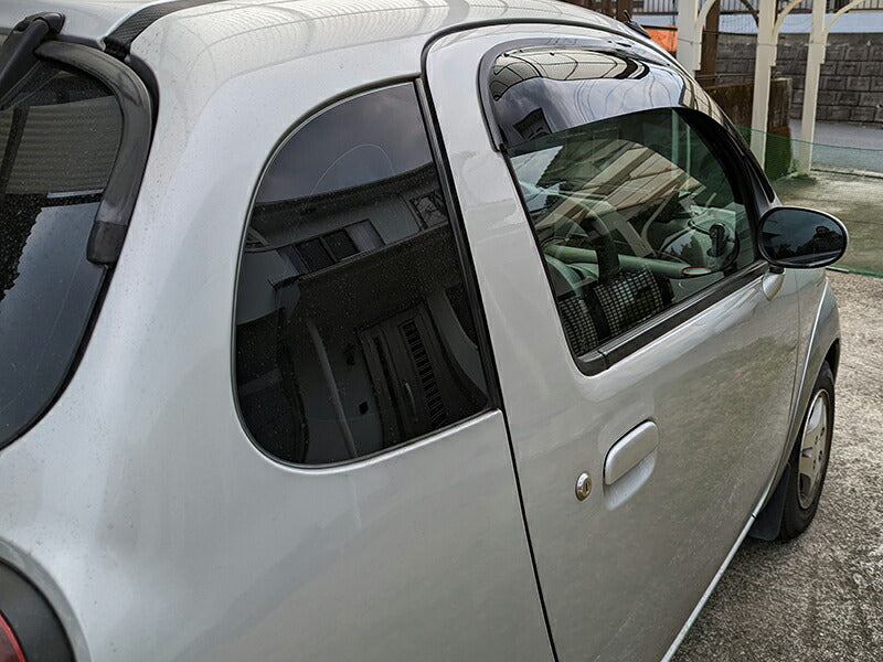 スズキ ツイン EC22S ワイドバイザー ドアバイザー カスタム 純正 より幅広 パーツ [twin-big-ds]