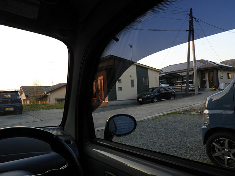 スズキ ツイン EC22S ワイドバイザー ドアバイザー カスタム 純正 より幅広 パーツ [twin-big-ds]