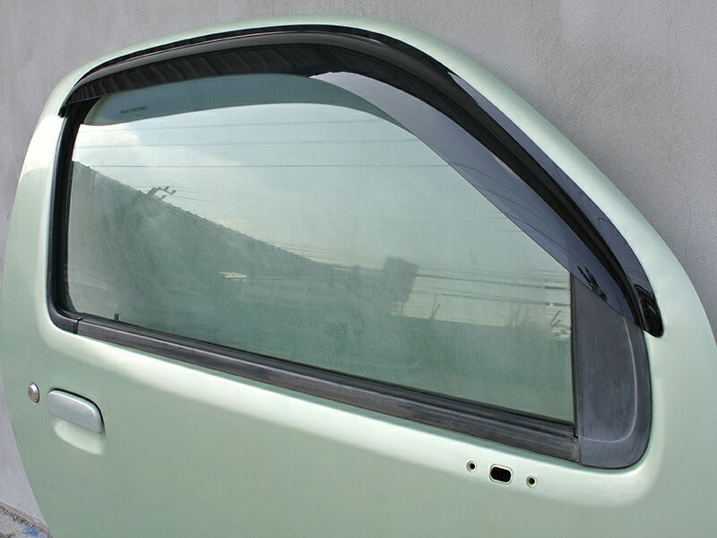 JDM SUZUKI TWIN EC22 Dark Smoke Wind deflectors Window Visor - RHD parts [twin-semi-ds]