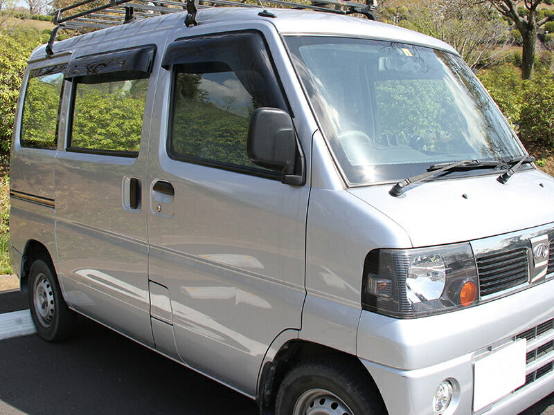 JDM MItsubishi MINICAB Van Nissan Clipper (U61 U62 U72) Japanese Kei Van / Mini Van Wind deflectors Window Visor - RHD parts [u72v-big-ds-4p]