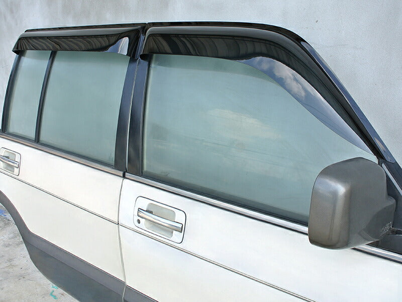 JDM ISUZU Trooper 2nd Gen (1991-2002) /Big Horn/Honda Horizon Dark Smoke Wind deflectors Window Visor - RHD parts [UBS-BIG-DS-4P]