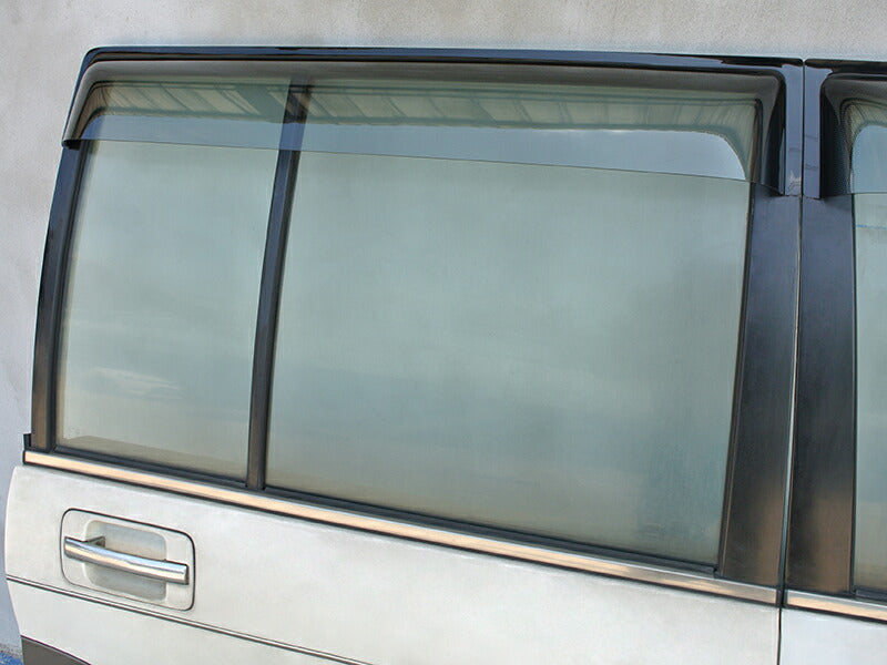 JDM ISUZU Trooper 2nd Gen (1991-2002) /Big Horn/Honda Horizon Light Smoke Wind deflectors Window Visor - RHD parts [UBS-BIG-LS-4P]