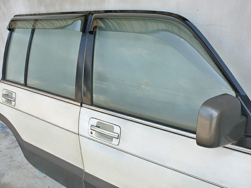 JDM ISUZU Trooper 2nd Gen (1991-2002) /Big Horn/Honda Horizon Light Smoke Wind deflectors Window Visor - RHD parts [UBS-BIG-LS-4P]