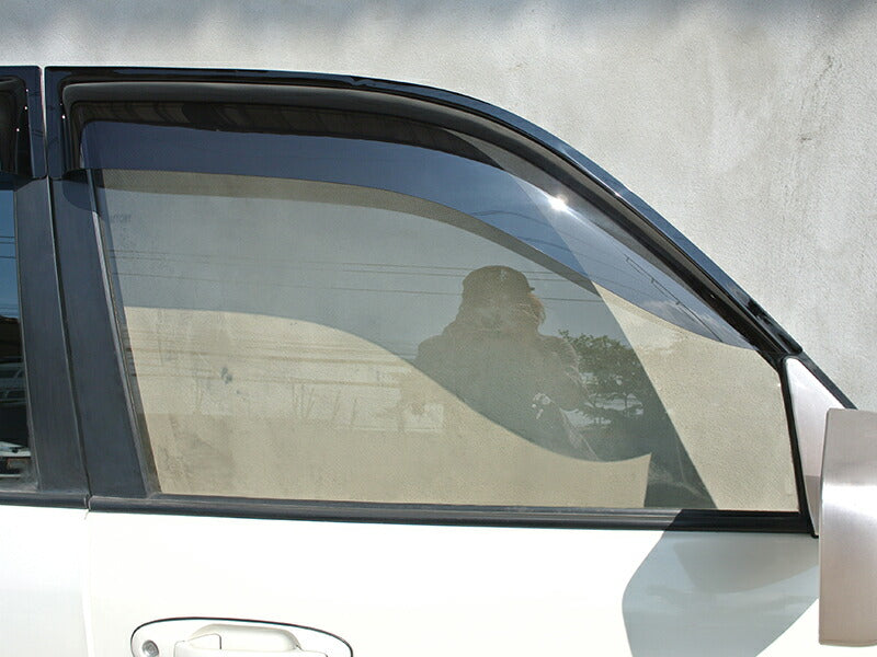 JDM TOYOTA LAND CRUISER UZJ100W HDJ101K LEXUS LX Dark Smoke Wind deflectors Window Visor - RHD parts [VX100-BIG-DS]