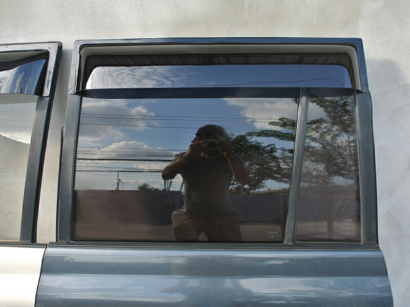 JDM TOYOTA LAND CRUISER HDJ80 HDJ81 FJ80 FZJ80 HZJ81 Dark Smoke Wind deflectors Window Visor - RHD parts [VX80-BIG-DS]
