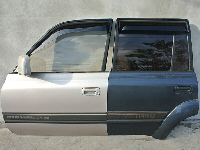 JDM TOYOTA LAND CRUISER HDJ80 HDJ81 FJ80 FZJ80 HZJ81 Dark Smoke Wind deflectors Window Visor - RHD parts [VX80-BIG-DS]