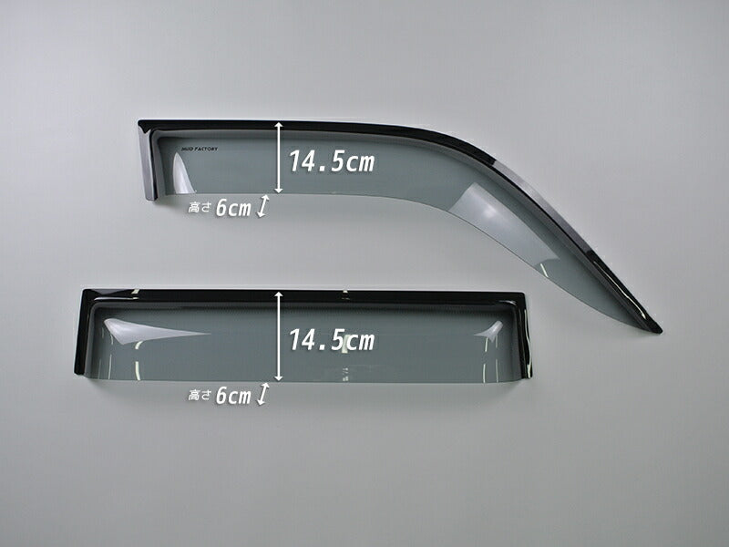 JDM TOYOTA LAND CRUISER HDJ80 HDJ81 FJ80 FZJ80 HZJ81 Light Smoke Wind deflectors Window Visor - RHD parts [VX80-BIG-LS]