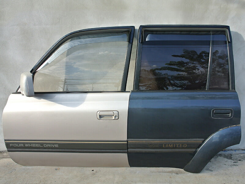 JDM TOYOTA LAND CRUISER HDJ80 HDJ81 FJ80 FZJ80 HZJ81 Light Smoke Wind deflectors Window Visor - RHD parts [VX80-BIG-LS]