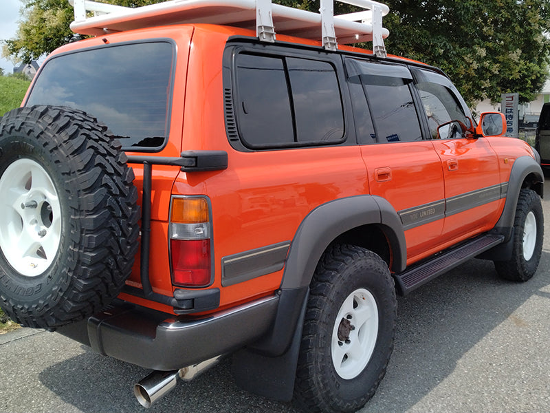 JDM TOYOTA LAND CRUISER HDJ80 HDJ81 FJ80 FZJ80 HZJ81 SPW Light Smoke Wind deflectors Window Visor - RHD parts [vx80-spw-ls]