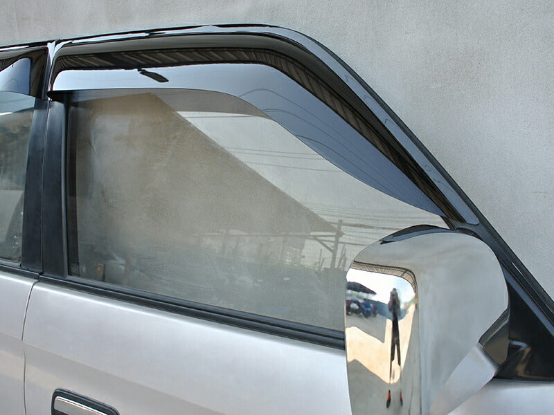 JDM TOYOTA LAND CRUISER PRADO J90 series (5door model) KDJ95W KZJ95W RZJ95W VZJ95W VX95 Dark Smoke Wind deflectors Window Visor - RHD parts [vx90-big-ds-4p]