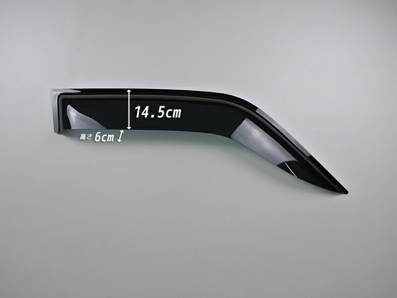 JDM TOYOTA LAND CRUISER PRADO J90 series (3door model) KDJ90W KZJ90W RZJ90W VZJ90W VX90 Dark Smoke Wind deflectors Window Visor - RHD parts [vx90-big-ds]