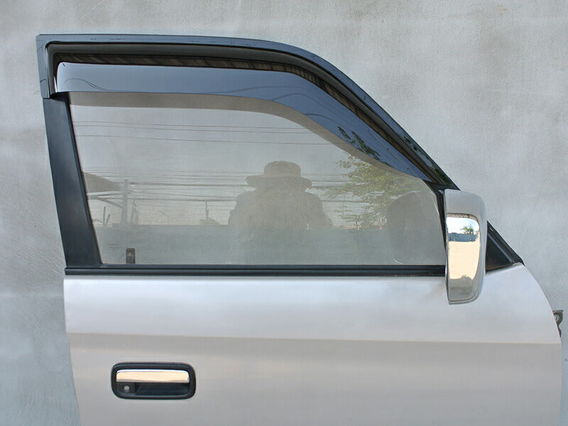 JDM TOYOTA LAND CRUISER PRADO J90 series (3door model) KDJ90W KZJ90W RZJ90W VZJ90W VX90 Dark Smoke Wind deflectors Window Visor - RHD parts [vx90-big-ds]