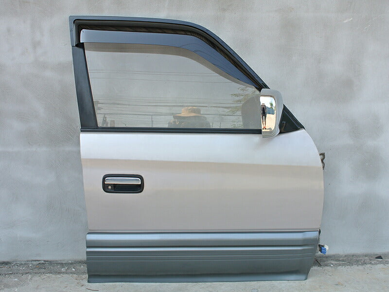 JDM TOYOTA LAND CRUISER PRADO J90 series (3door model) KDJ90W KZJ90W RZJ90W VZJ90W VX90 Dark Smoke Wind deflectors Window Visor - RHD parts [vx90-big-ds]