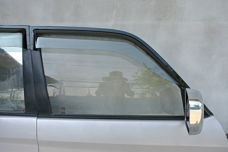 JDM TOYOTA LAND CRUISER PRADO J90 series (5door model) KDJ95W KZJ95W RZJ95W VZJ95W VX95 Light Smoke Wind deflectors Window Visor - RHD parts [vx90-big-ls-4p]