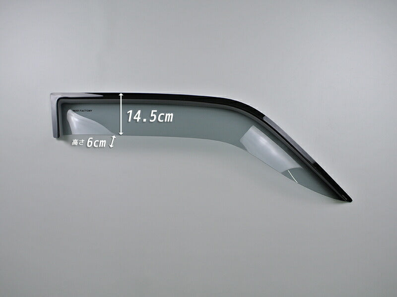 JDM TOYOTA LAND CRUISER PRADO J90 series (3door model) KDJ90W KZJ90W RZJ90W VZJ90W VX90 Light Smoke Wind deflectors Window Visor - RHD parts [vx90-big-ls]