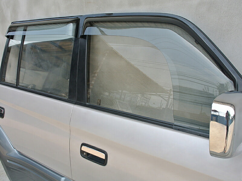 JDM TOYOTA LAND CRUISER PRADO J90 series (5door model) KDJ95W KZJ95W RZJ95W VZJ95W VX95 Light Smoke Wind deflectors Window Visor - RHD parts [vx90-spw-ls-4p]